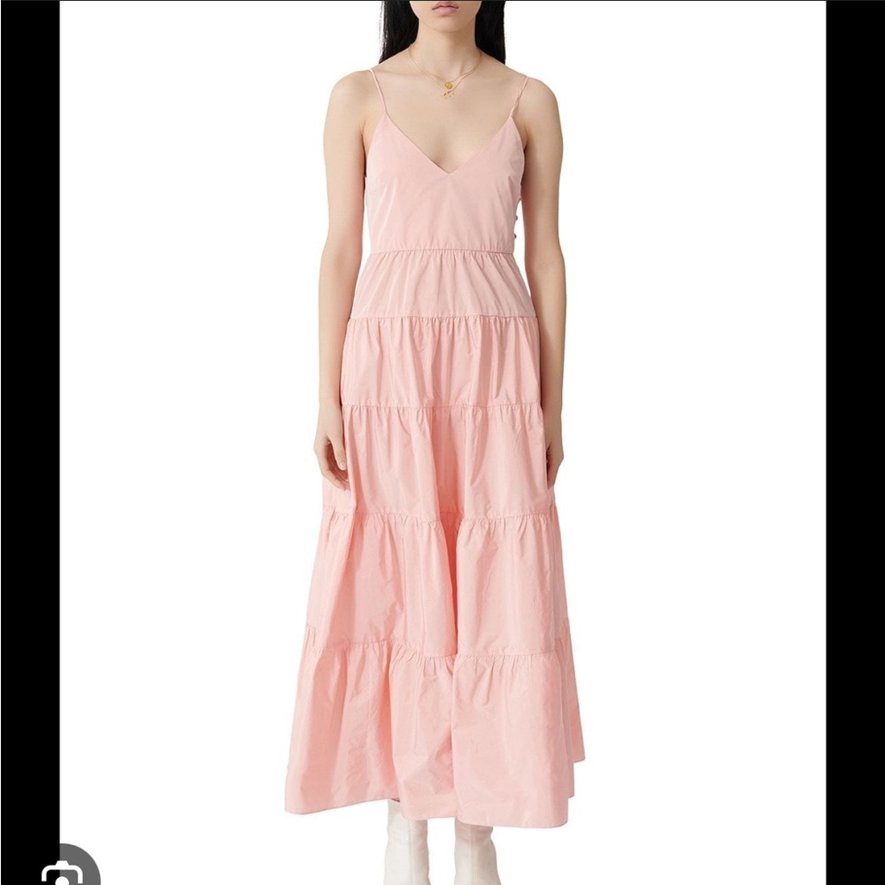 Maje Pink Midi Dress